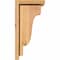 Ekena Millwork Newport Smooth Corbel w/Backplate, Western Red Cedar, 7 1/2"W x 8"D x 16"H COR08X08X16NEW01SWR - alternate 2